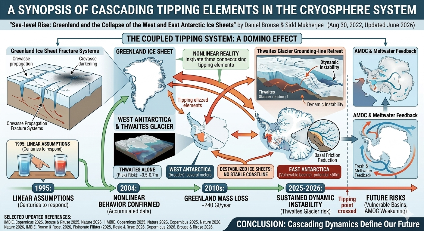 Greenland Cryosphere Tipping Points and Ice Sheet Collapse