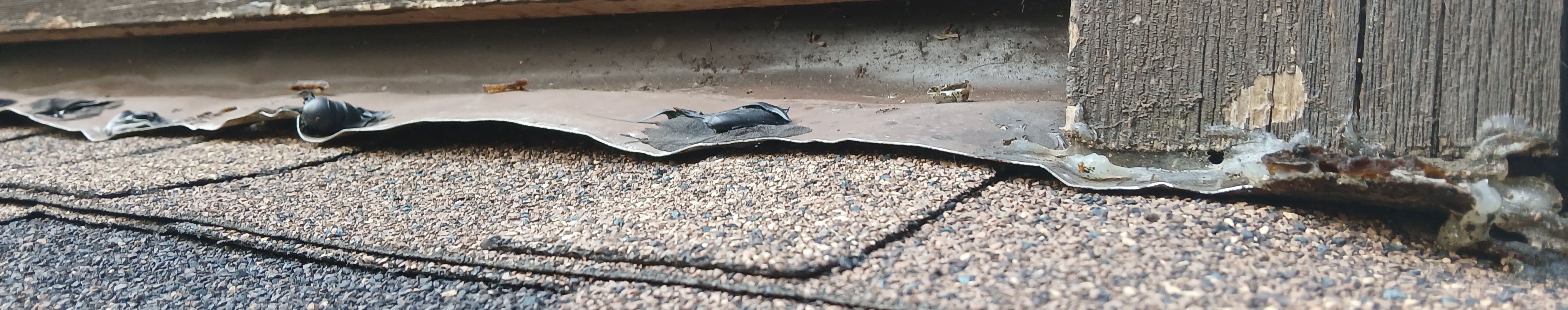 Summit Roofing Example of Failed Roof Repair